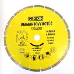 Diamantový kotouč PROKIN 230x22,23mm SEGMENT