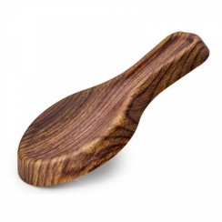 Stojan/podložka ve tvaru lžíce, plast - imitace dřeva