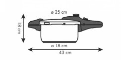 Tlakový hrnec 4l, PRESTO
