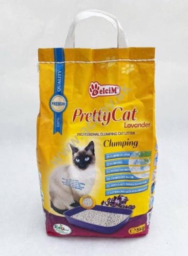 Podstielka pre mačky s vôňou levandule Pretty Cat 5kg