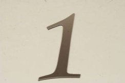 Číslo domu ALU 14 cm č. 1