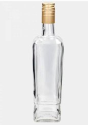 Láhev na alkohol 700 ml se šroubovacím uzávěrem, sklo