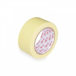 Malířská maskovací páska žlutá 50mmx50m KLC