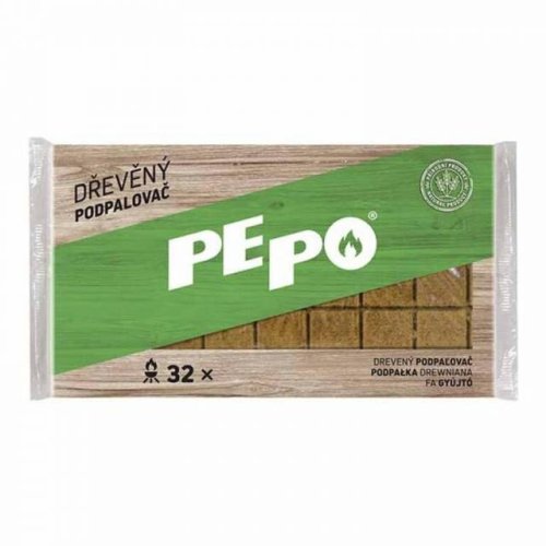 Pevný zapalovač 32ks přírodní PEPO