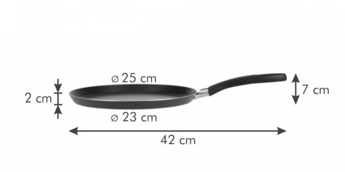 Panvica na palacinky PRESTO o 25 cm