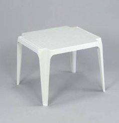 Plastový stůl BABY, bílý