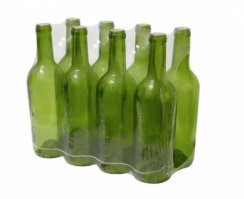 Láhev na alkohol/víno 750 ml zelená