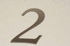 Číslo domu ALU 14 cm č. 2
