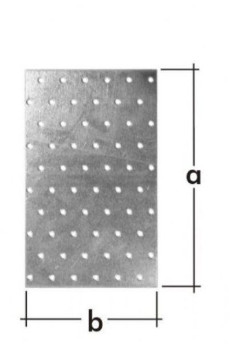 Perforovaná deska 40 x 120 mm