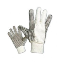 Bavlněné rukavice, PVC tečky OSPREY No.10