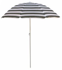 Deštník 180 cm, bílo-zelené prplasty