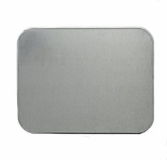 Sporáková deska 80x60 cm, stříbrná