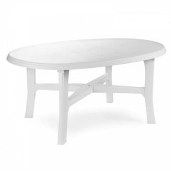 Plastový stůl DANUBIO bílý