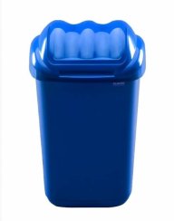 Odpadkový koš 30 l, plastový, FALA, modrý