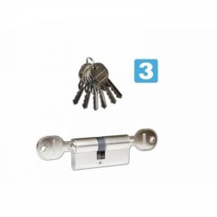 Cylindrická vložka EuroSecure 30+35 BSZ Ni, 6 klíčů