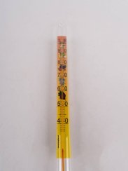 Teploměr dloplastý 43 cm barevný
