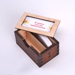 Dřevěná krabička s 30 citáty - PRAYER
