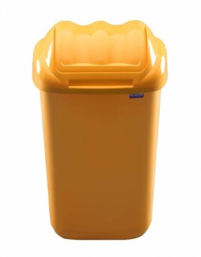Odpadkový koš 30 l, FALA, plast, žlutý