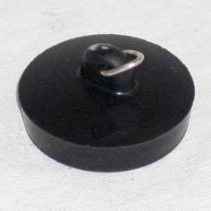 Zátka na vanu, plastová, průměr 43/46 mm, černá