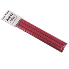 Tesařská tužka HB 18 cm, sada 3 kusů, červený povrch
