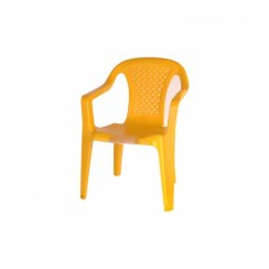 Plastová židle BABY, žlutá