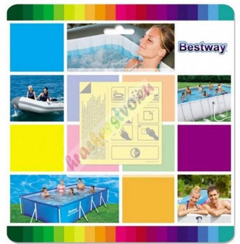 Sada na opravu bazénu 65x65mm Bestway 62091