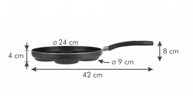 Panvica 4 oká PRESTO o 24 cm