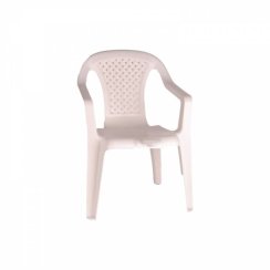 Plastová židle, BABY, bílá