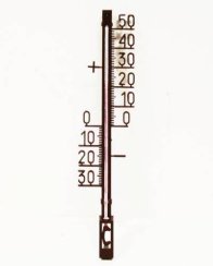 Kültéri műanyag hőmérő 27 cm-es lógó