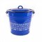 Smaltovaný kbelík 10l/28cm s víkem, dekor Chicory