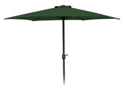 Deštník s rukojetí, středový, MANGO, 270 cm, zelený