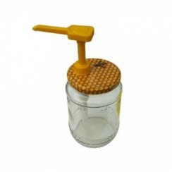 Dávkovač medu, na 0,7 l sklenici, kovový