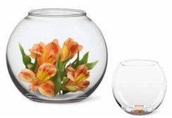 Váza GLOBE koule průměr 16,4 cm, čiré sklo