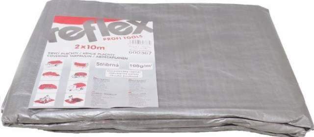 Ponyva 3x4m 100g/m SILVER