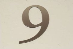 Číslo domu ALU 14 cm č. 6, 9