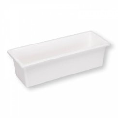 Plastový box, délka strany 40 cm, bílý, T9