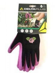 Zahradní rukavice č. 7, růžové