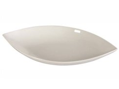 Miska SALSA 26 cm loďka, porcelán, biela