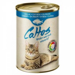 Konzerva pro kočky CATTOS 415g, rybí